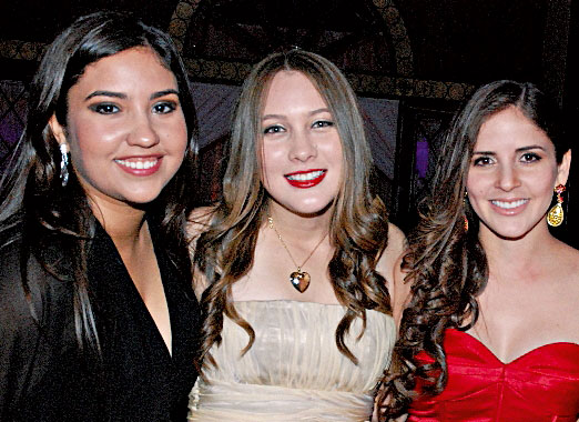 Ana Laura Sánchez, Marcia Ramírez y Patricia Hurtado