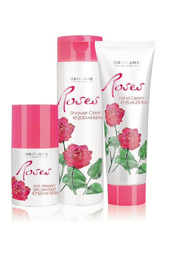 Cremas de rosas, de manos, ducha y desodorante   $ 8, 90 $ 9, 90 y $ 6, 90  Oriflame   2228877 / 0983156434