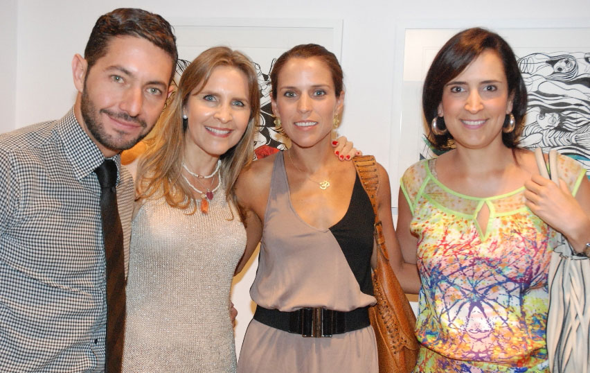 Gustavo Moscoso, Patricia Meier, Ana Margarita Nevárez de Navarrete e Ivone de Dassum