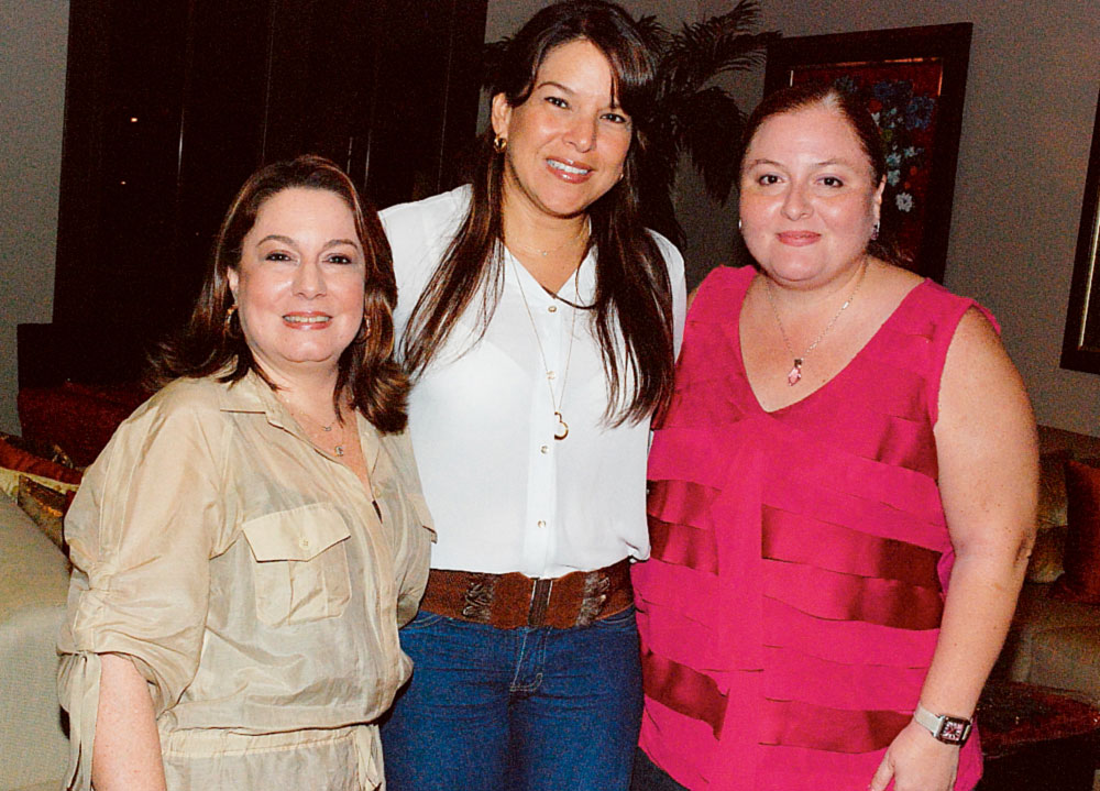 María Gabriela Gálvez, Martha María Roggiero y María Asunción Gálvez