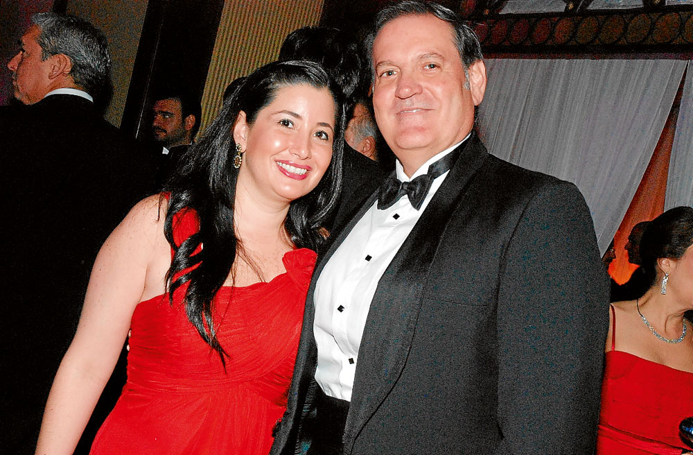 Mariela Aguirre de Andrade y Alfonso Andrade.