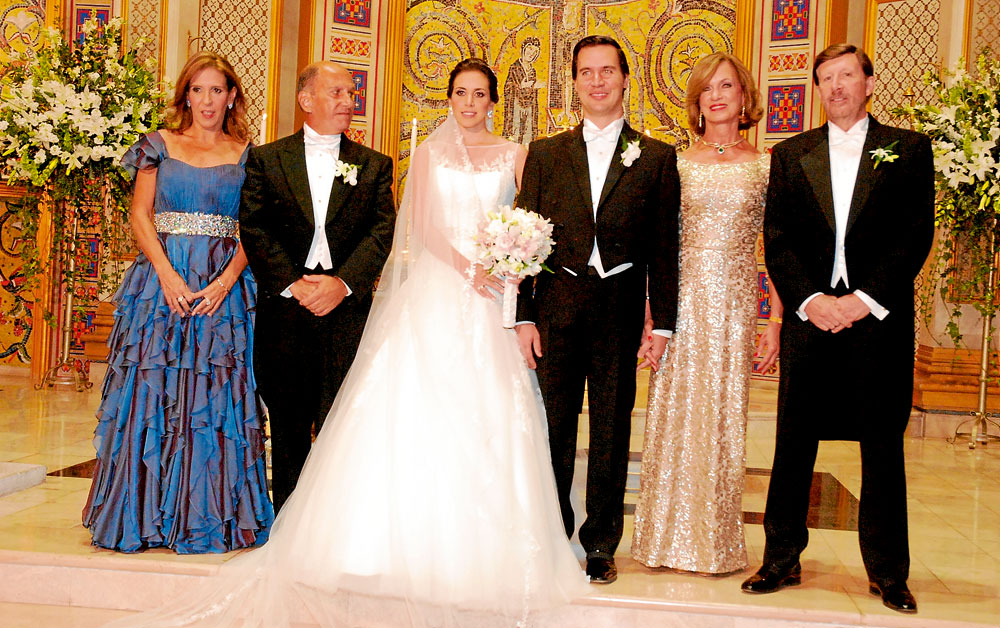 Alexandra Valdivieso, Luis Felipe Orrantia, María Inés y Alejandro, Susan de Goldbaum y David Goldbaum.