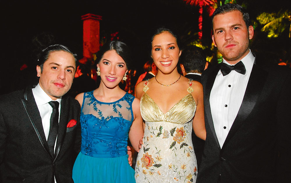 Antonio Hidalgo, Débora Jones, María Rosa Salazar y Gabriel Huerta.