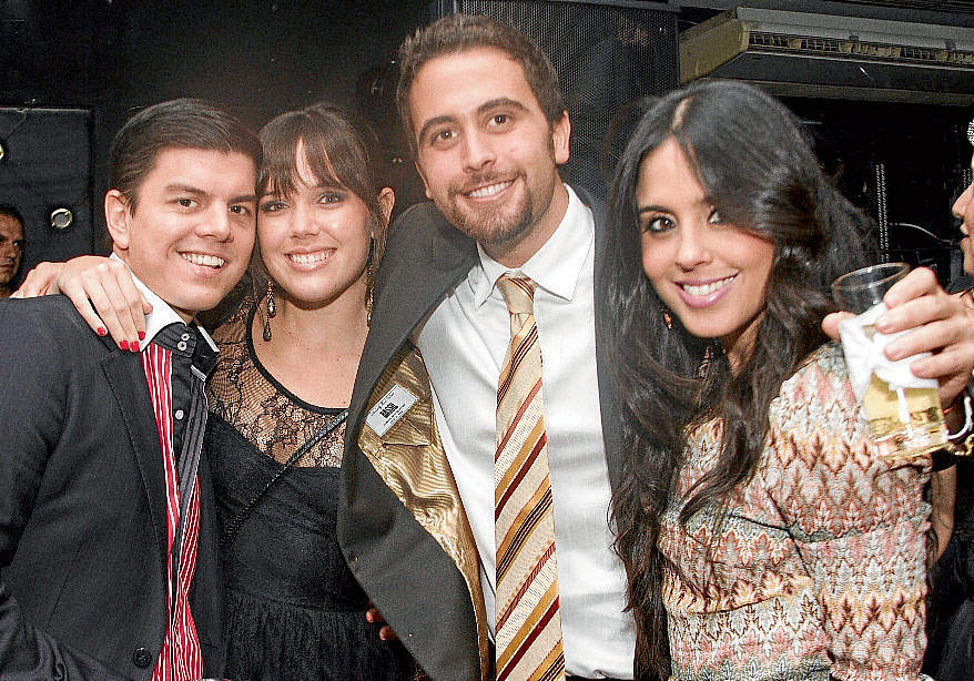 Francisco Andrade, Gabriela Van Isschot, Daniel Fernández y María Isabel Pérez.