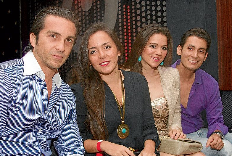 Diego Crespo, Daniela Dapelo, Carolina Saab y Alfonso Barek.