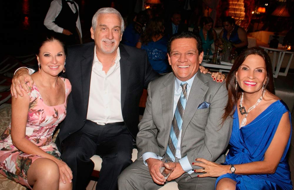 Ana María Jiménez de Amador, Esteban Amador, José Zunino y Ana María Serrano de Zunino.