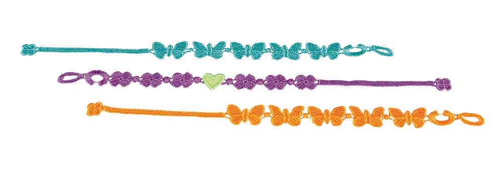 Pulseras italianas de colores 14.50 más IVA Mariposa Gift Shop Village Plaza