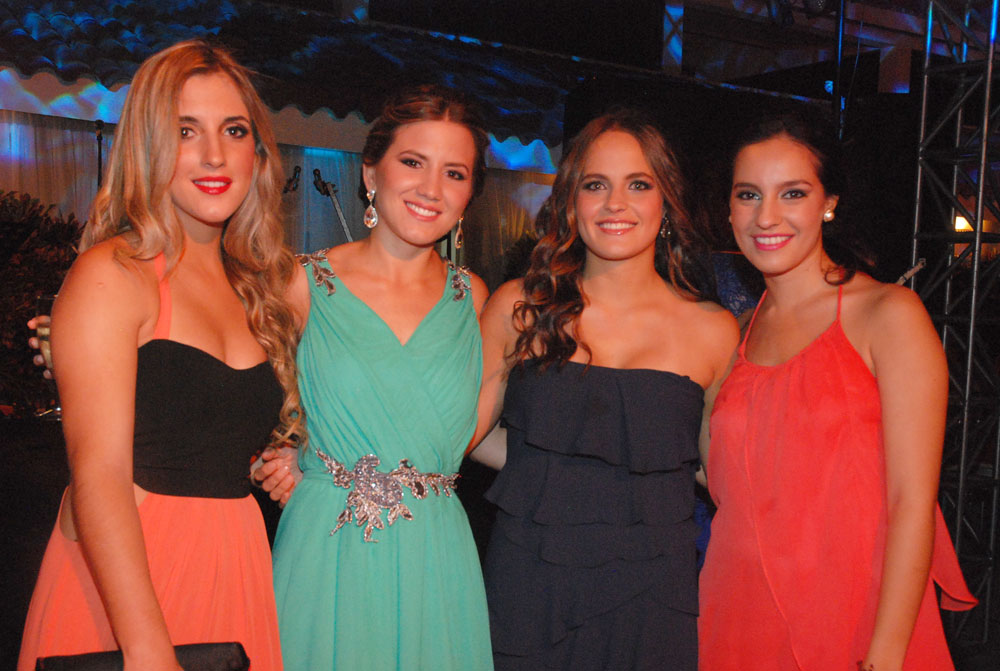 Valeria Peña, Paula Ferreti, Paz Carrión y Emilie Bibliowicz.