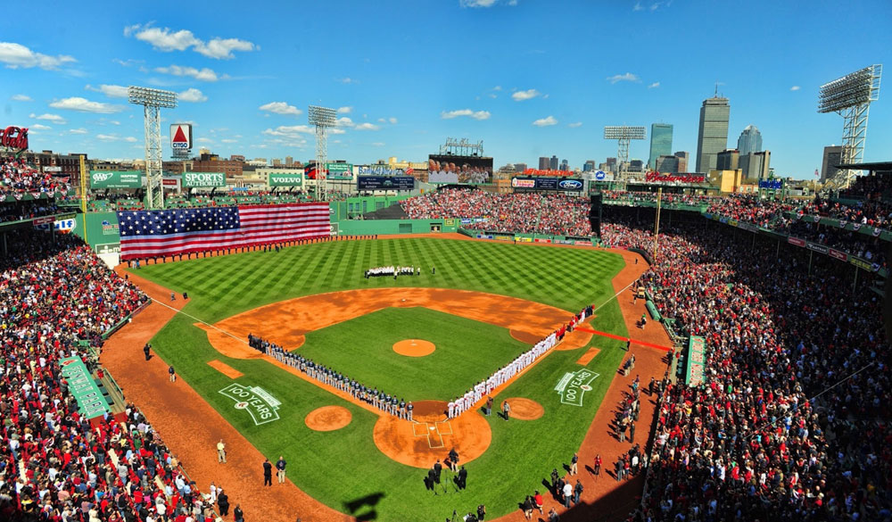 El estadio Fenway Park, ‘hogar’ del equipo de béisbol Boston Red Sox, campeón mundial.