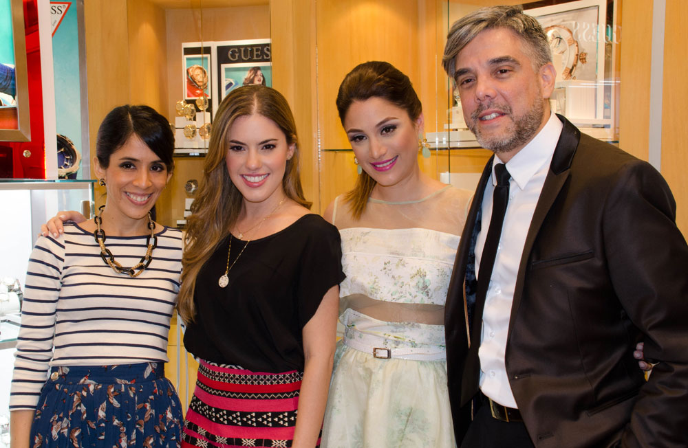 Martha Salazar, Johanna Konanz, Mónica Campaña y Fabrizio Célleri.