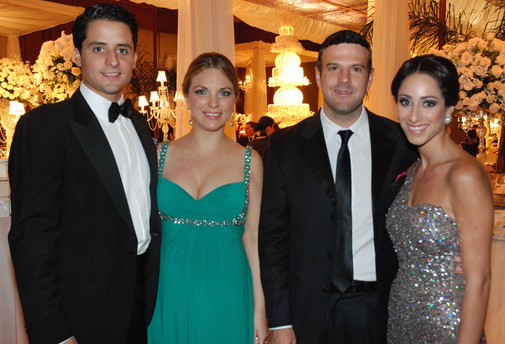 Juan Javier Nevárez, Chabi de Nevárez, Alfonso Roggiero y Carla Herrera