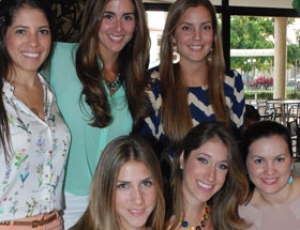 Cristi Montalbán, María Paula de Manrique, Anita Hurtado, Mónica Coello, Johana Illingworth y Gabriela de Pareja