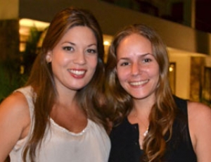 María Isabel Nevárez de Espinel y Susanita Ortega de Nevárez