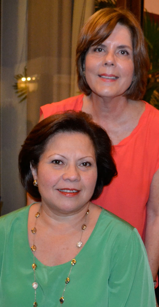 Margarita Noboa de Nevárez e Isabel Ponce de Nevárez