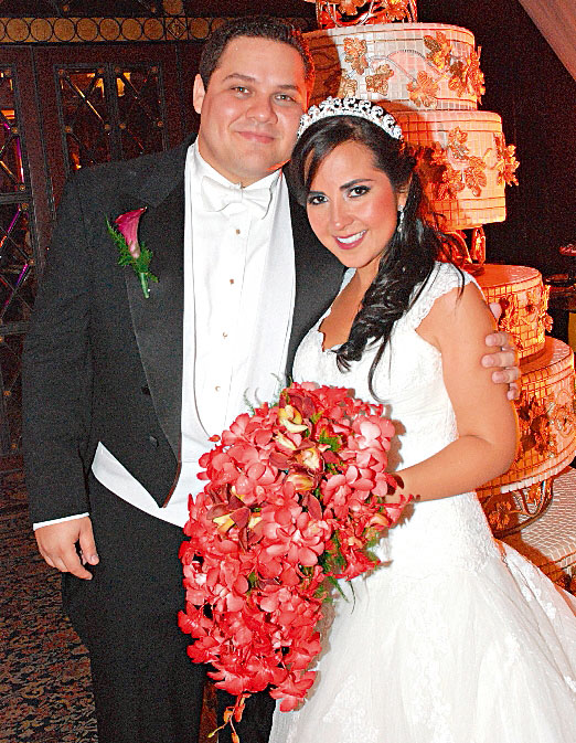 Los novios, Denise y Xavier