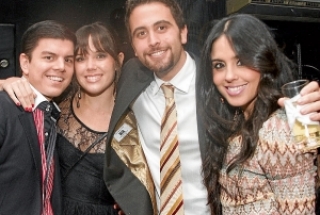 Francisco Andrade, Gabriela Van Isschot, Daniel Fernández y María Isabel Pérez.