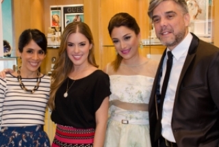 Martha Salazar, Johanna Konanz, Mónica Campaña y Fabrizio Célleri.