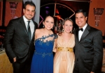 Enrique Gonzales, Andrea de Gonzales, Flavio Reinoso y Alejandra de Reinoso.