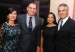 Jackeline de Coello, Carlos Coello, Iván Carmigniani y Verónica Sandoval.