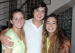 Wichi Bejarano, Daniel Suárez e Isabela Arcos