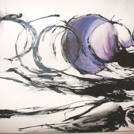 Una obra de la artista