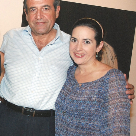 Óscar Nader y Chantal Nader de Reshuan.
