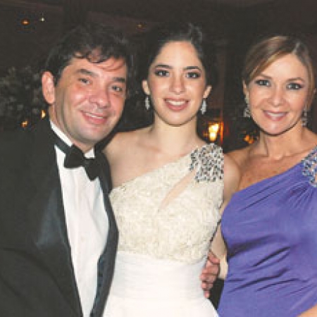 Rafael Chiriboga, Diana Sofía Chiriboga y Rocío Cedeño de Chiriboga.