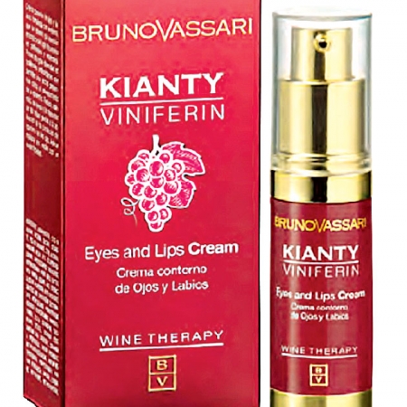 Crema de ojos y labios  Kianty Viniferin $ 56.00  Bruno Vassari  Edificio Equilibrium  (Frente al Mall del Sol)