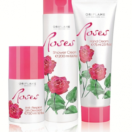 Cremas de rosas, de manos, ducha y desodorante   $ 8, 90 $ 9, 90 y $ 6, 90  Oriflame   2228877 / 0983156434