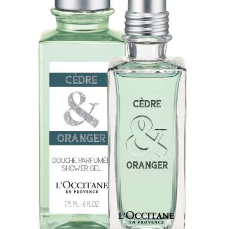 Nuevas líneas de L` Occinate. Cremas, gel de duchas y colonias, en cedro y flor de acacia. L` Occinate Village plaza.