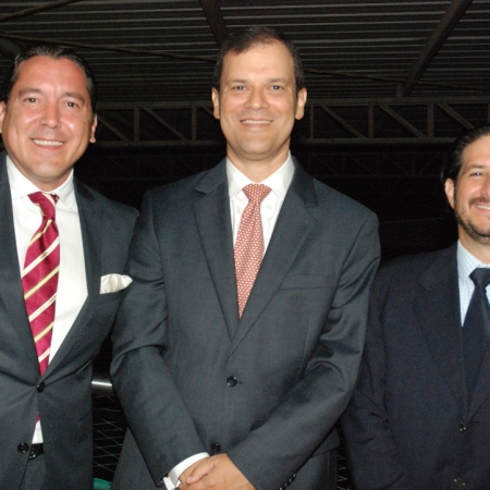 Pablo Arosemena, Xavier Amador y Gustavo Uscocovich