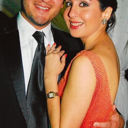 Andrés Reshuan y Amira Manzur.
