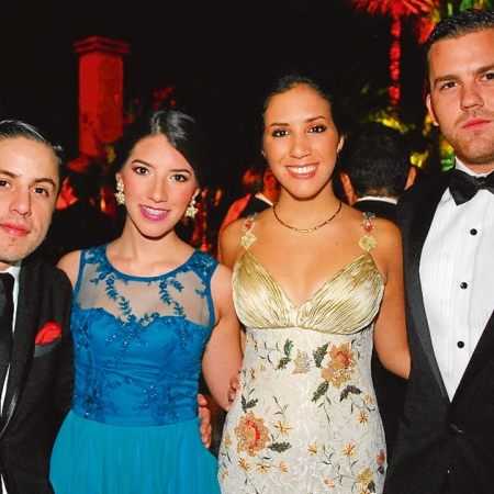 Antonio Hidalgo, Débora Jones, María Rosa Salazar y Gabriel Huerta.