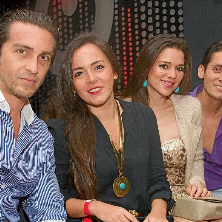 Diego Crespo, Daniela Dapelo, Carolina Saab y Alfonso Barek.