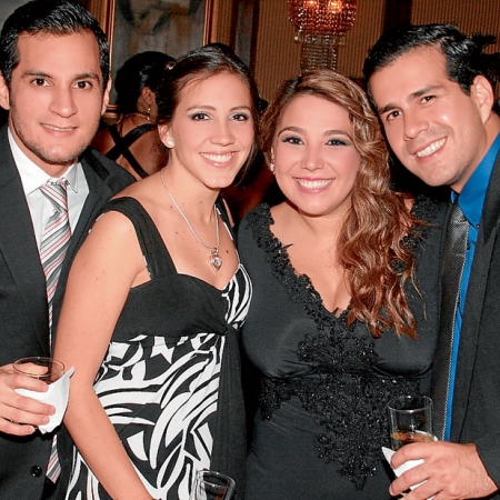 Samir Manzur, María José Franco, Fabiana Durán y Daniel Zunino.