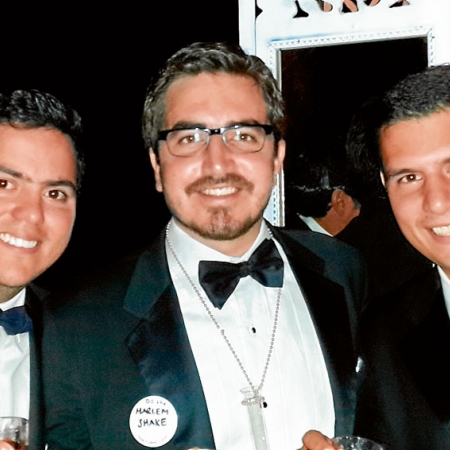 José Luis Ponce Fuentes, Ricardo Torres Fuentes y Tonny Samán Péndola.