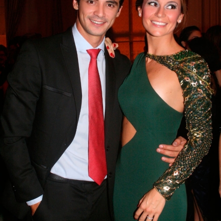 Pierre Pesántez y Federica Cerutti.