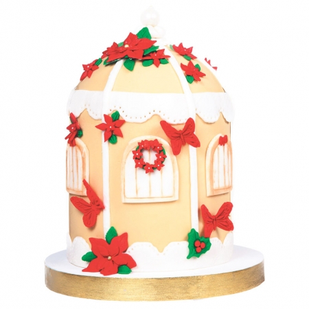 Vintage Christmas cage cake $ 45 Patricia Morán 0991159021 / 2554142 instagram: patmorans