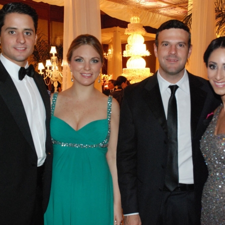 Juan Javier Nevárez, Chabi de Nevárez, Alfonso Roggiero y Carla Herrera