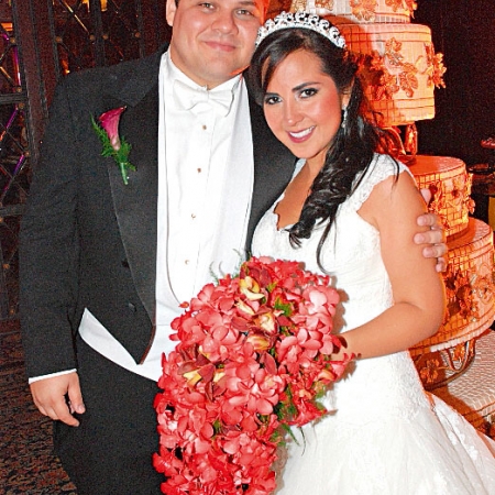 Los novios, Denise y Xavier