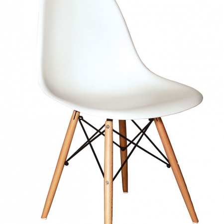 Silla acrílica con madera $199 +IVA B Home C. C. Plaza Navona
